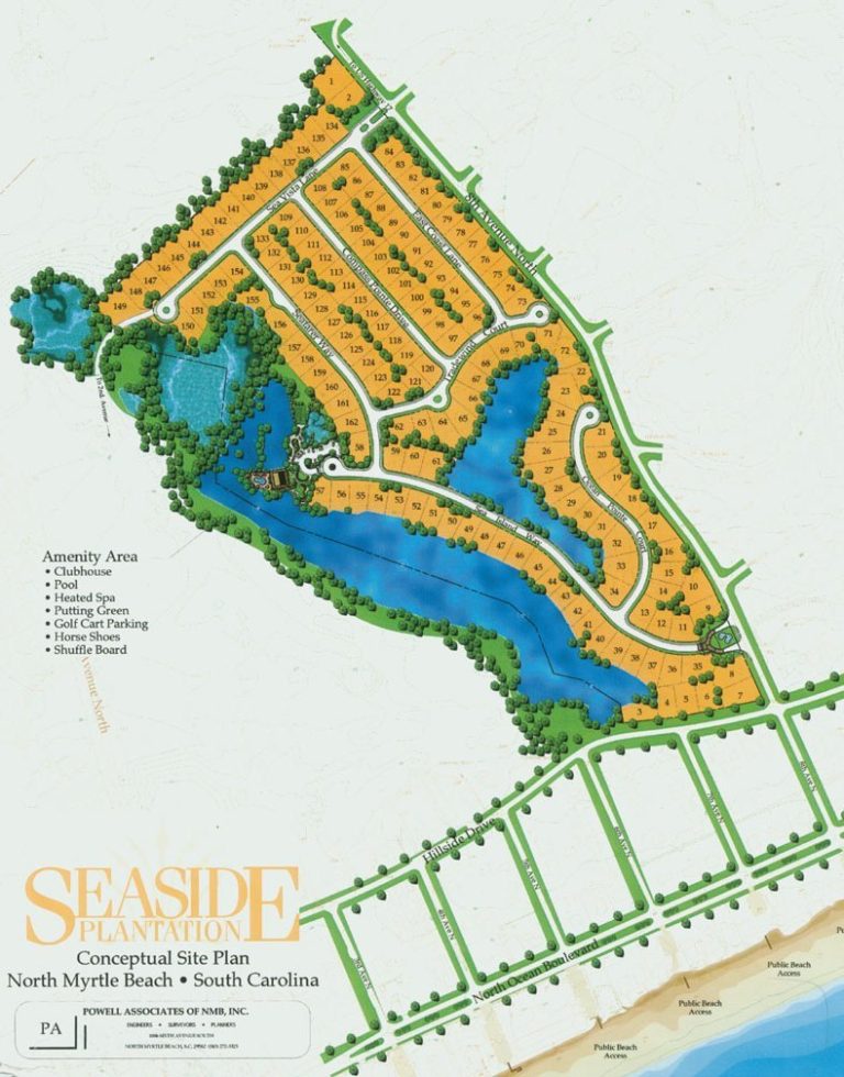 Site Plan – Seaside Plantation